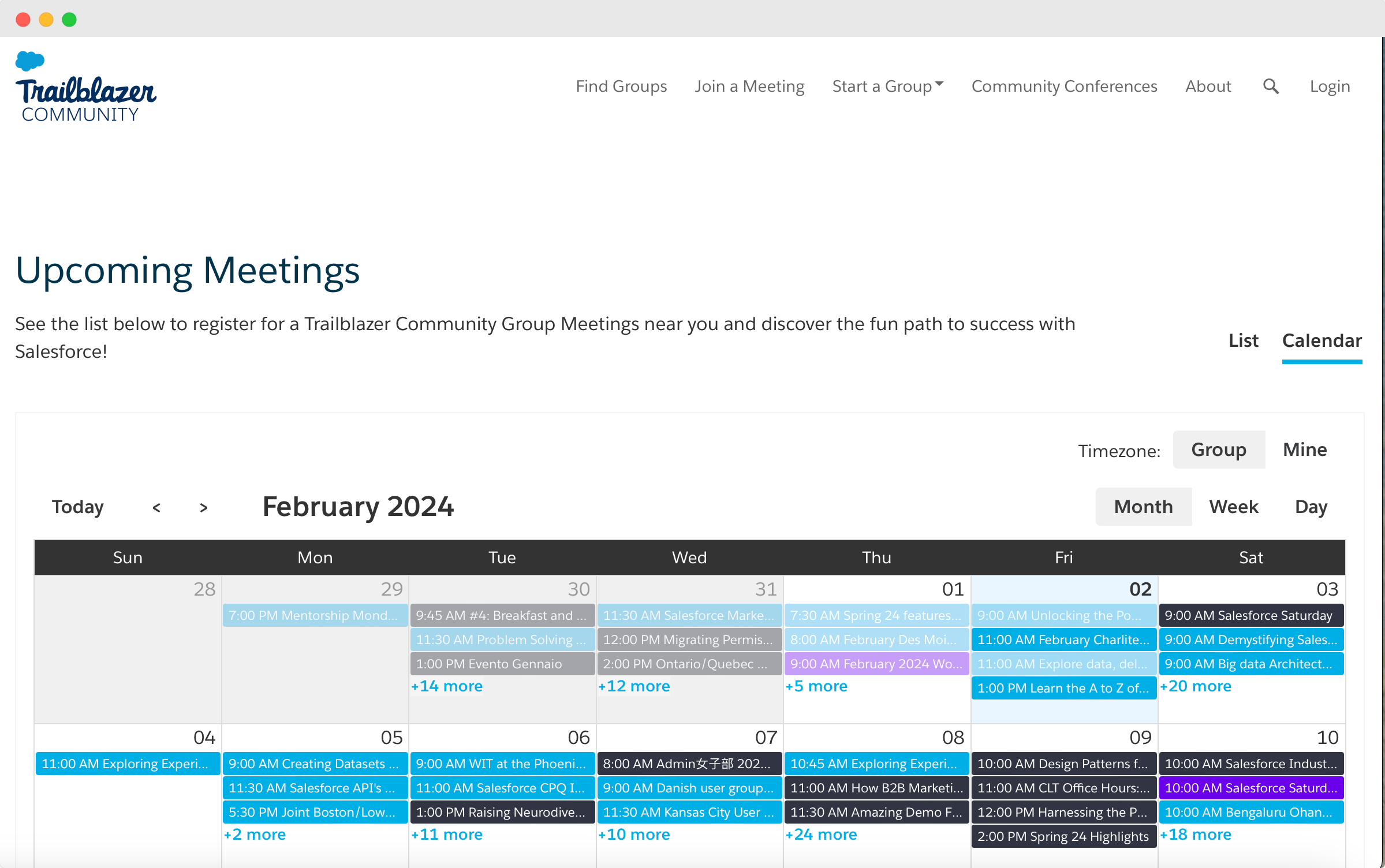 Top Salesforce events to attend: 2024 calendar